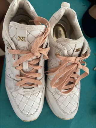 Zapatillas Michael Kors - Blancas y Rosa
