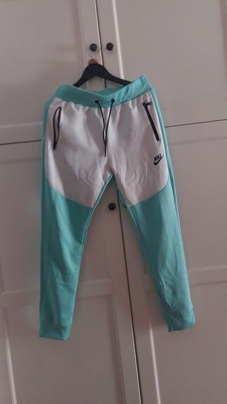 Pantalones Nike turquesa-blanco