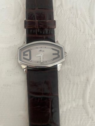 Reloj Lotus marrón y plata