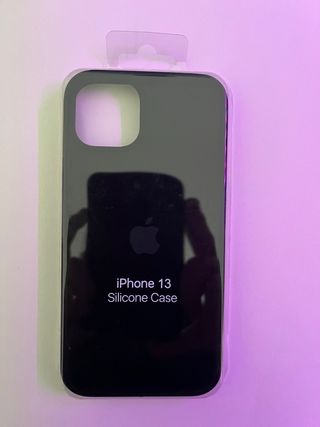 Custodia silicone nera iPhone 13