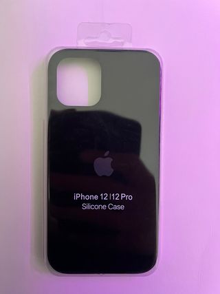 Custodia silicone nera iPhone 12/12 Pro