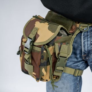 Riñonera Tactica Militar Camuflaje Para moto viaje