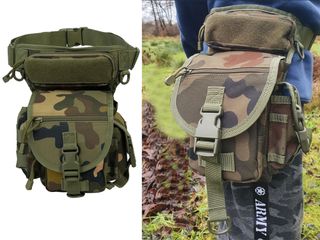 Riñonera Tactica Militar Camuflaje Para moto viaje