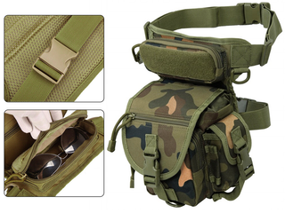 Riñonera Tactica Militar Camuflaje Para moto viaje