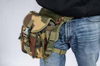 Riñonera Tactica Militar Camuflaje Para moto viaje