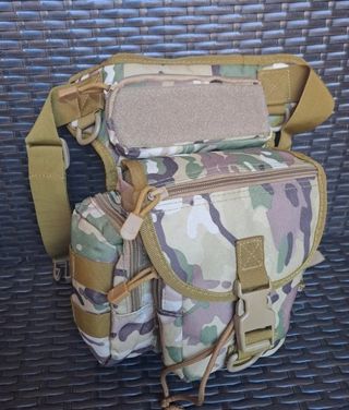 Riñonera Militar Airsoft Camuflaje Resistente 