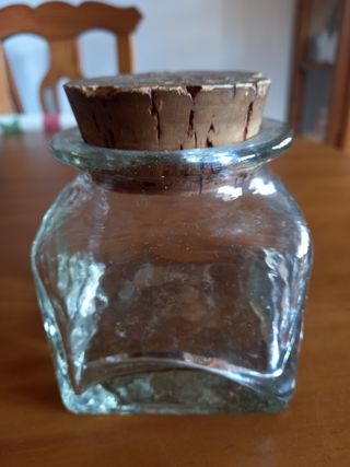 Tarro cristal con tapón corcho