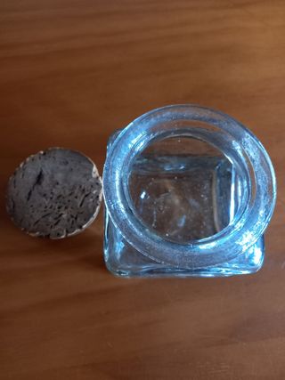 Tarro cristal con tapón corcho