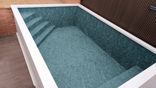 Piscina elevada desmontable de aluminio 
