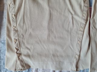 Camisetas manga larga Zara beige