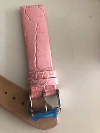 Correa reloj | Piel rosa