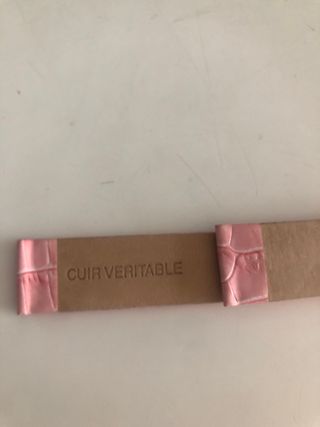 Correa reloj | Piel rosa