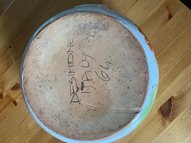 Ciotola ceramica De Simone anni '60