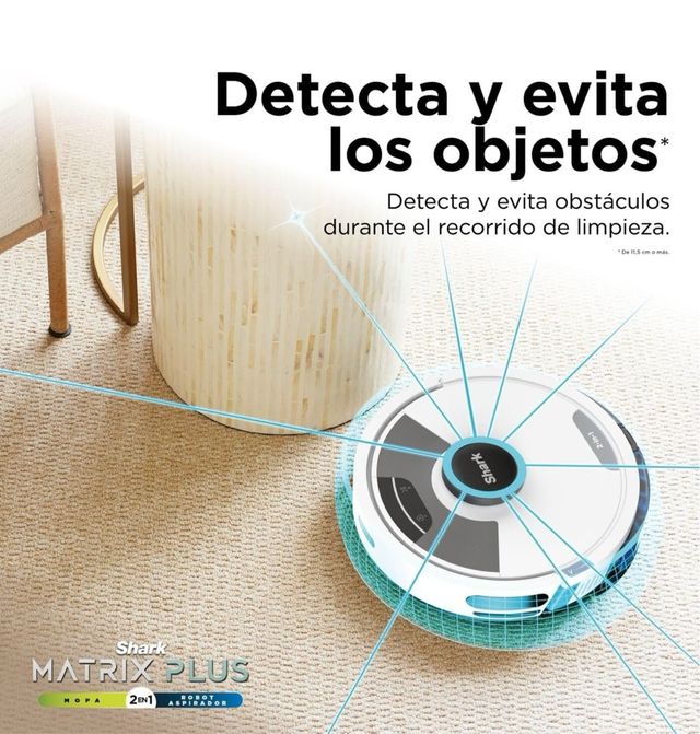 Robot Matrix Plus aspirador y mopa 2 en 1 Shark
