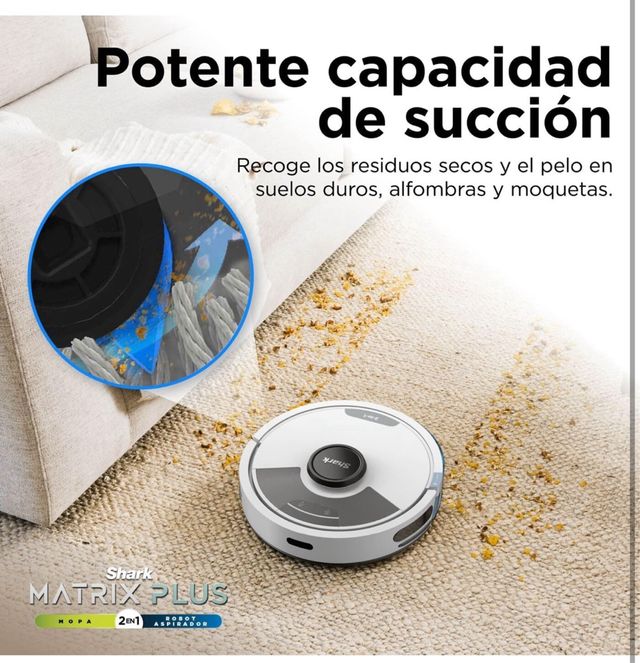 Robot Matrix Plus aspirador y mopa 2 en 1 Shark