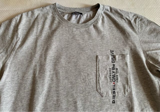 T-shirt Diesel Grigia XL