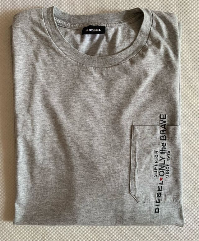 T-shirt Diesel Grigia XL