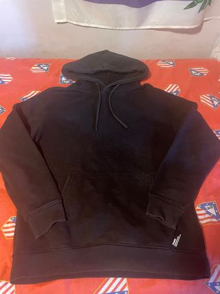Sudadera negra hombre