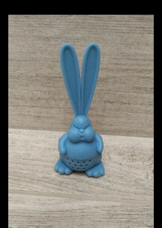 Infusore tè coniglio silicone blu