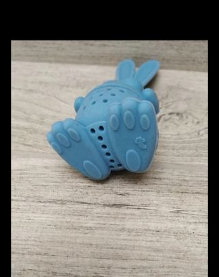 Infusore tè coniglio silicone blu