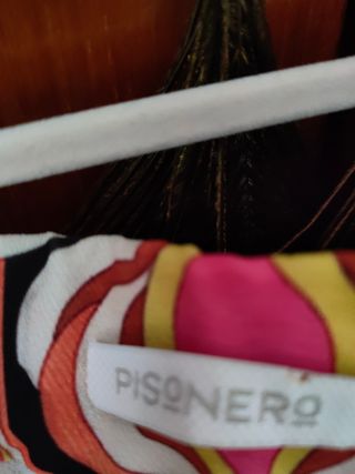 Top estampado años 70,y pantalón 