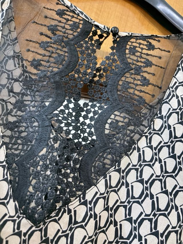 Vestito Shein beige/nero 2XL