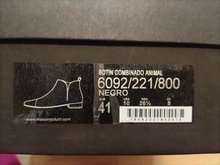 Botines Massimo Dutti negros