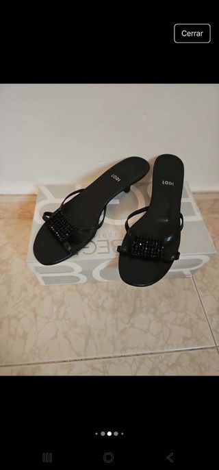 Sandalias Lodi negras 38