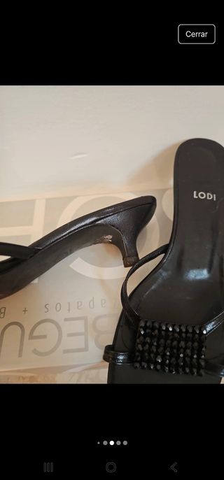 Sandalias Lodi negras 38
