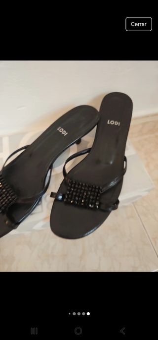 Sandalias Lodi negras 38