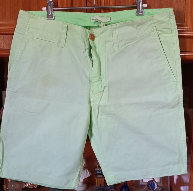 Shorts Bershka verde L