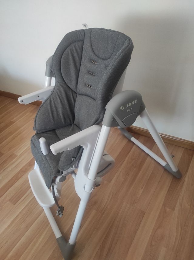 Trona Jane Mila bebé gris - Plegable