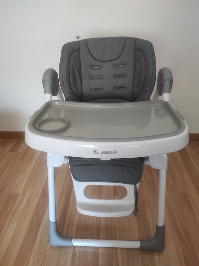 Trona Jane Mila bebé gris - Plegable