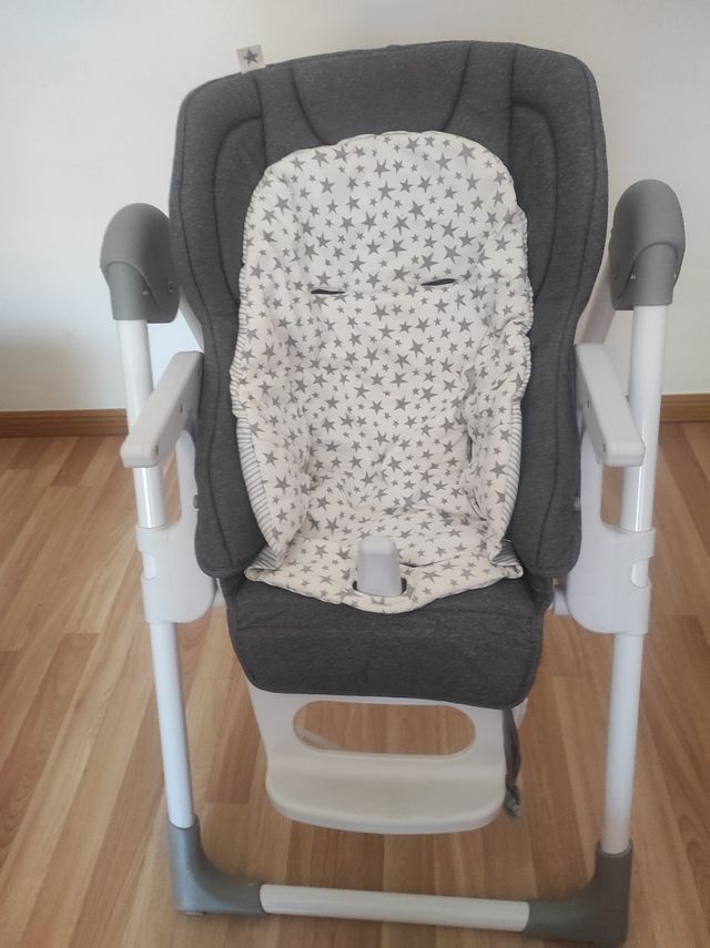 Trona Jane Mila bebé gris - Plegable