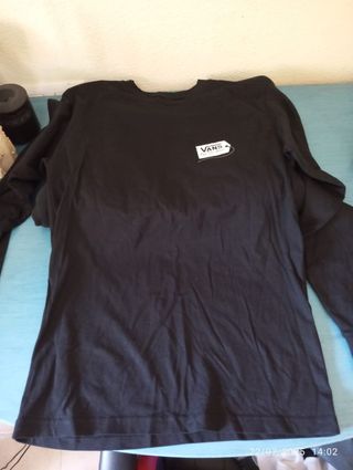 Camiseta Vans Calavera Negra - L Manga Larga