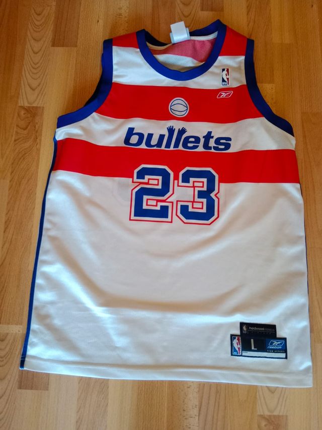 Camiseta Michael Jordan Washington Bullets #23