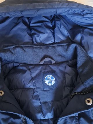 Abrigo NORTH SALES  azul marino
