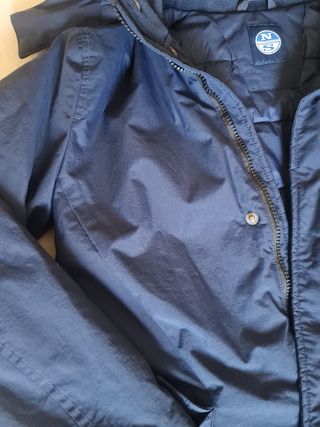 Abrigo NORTH SALES  azul marino