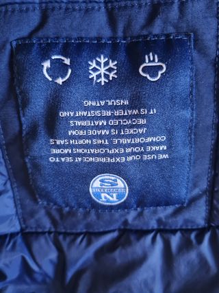 Abrigo NORTH SALES  azul marino