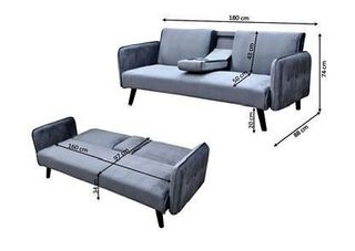 Sofá cama terciopelo 2 plazas Nuevo- Liquidamos