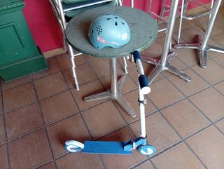Patinete infantil + casco