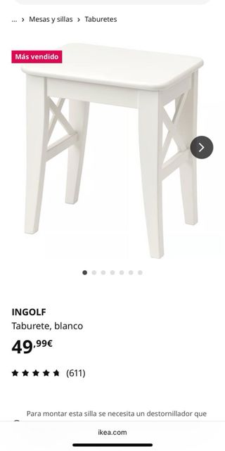 Tocador blanco Ikea con espejo