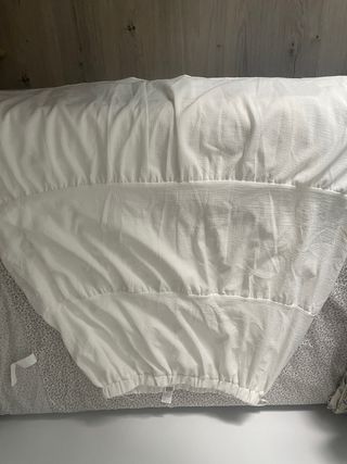 Falda larga blanca