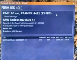 Gráfica Sapphire RX 6500 XT 4GB GDDR6