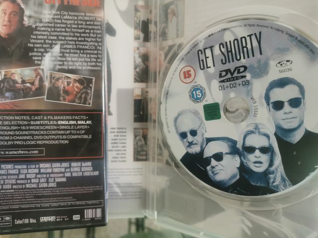 3 DVD: Get Shorty, City by the Sea, 9 dias 7 noche
