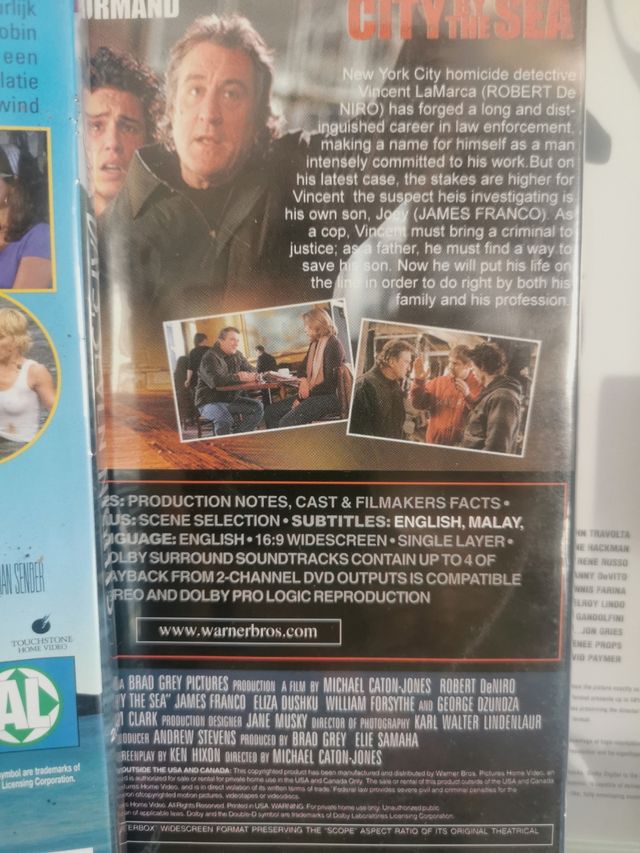 3 DVD: Get Shorty, City by the Sea, 9 dias 7 noche