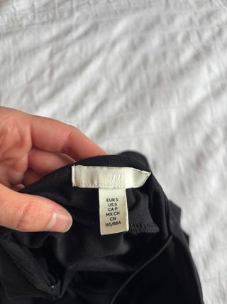 Body halter negro de H&M