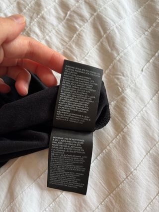 Body halter negro de H&M
