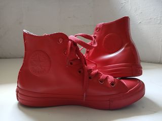 Converse All Star rosse gomma size 38