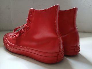 Converse All Star rosse gomma size 38